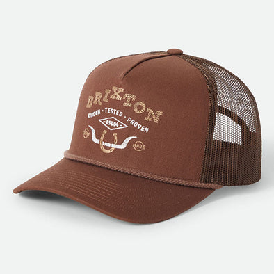 Brixton Beekman Trucker Hat Brown/Brown – Xtreme Boardshop (XBUSA.COM)