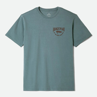 Brixton Garnet Standard T-Shirt Ocean Breeze – Xtreme Boardshop