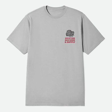 Brixton Machine Standard T-Shirt Pebble Stone Worn Wash – Xtreme