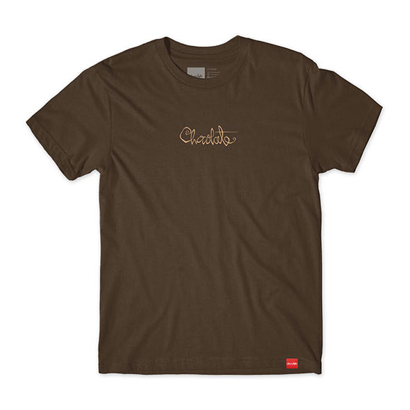 Chocolate '94 Script Tee Dark Chocolate