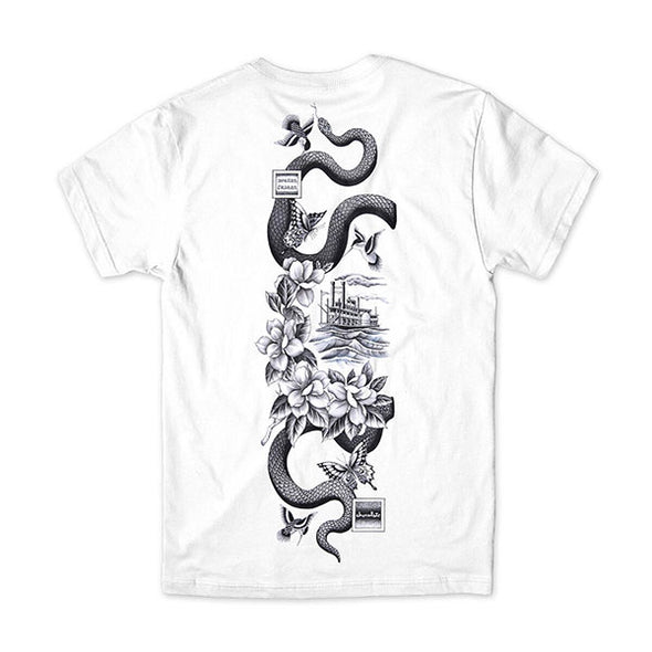 Chocolate Bayou Tee White