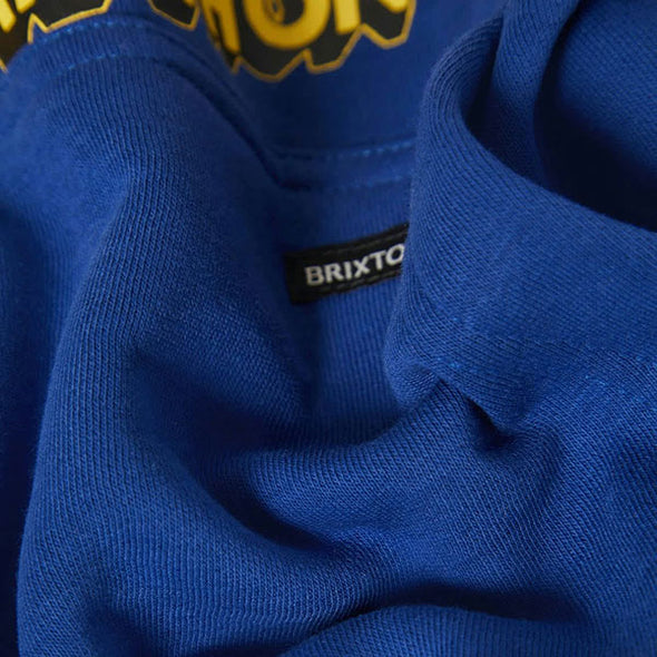 Brixton Ford Mud Marathon Relaxed Fleece Hoodie Ford Blue