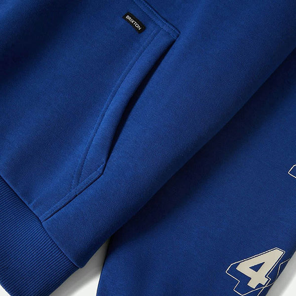 Brixton Ford Mud Marathon Relaxed Fleece Hoodie Ford Blue