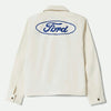 Brixton Ford Number One Garage Jacket Wimbledon White