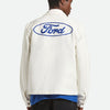 Brixton Ford Number One Garage Jacket Wimbledon White