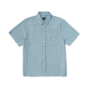 HUF Apollo Striped Shirt Pool Blue