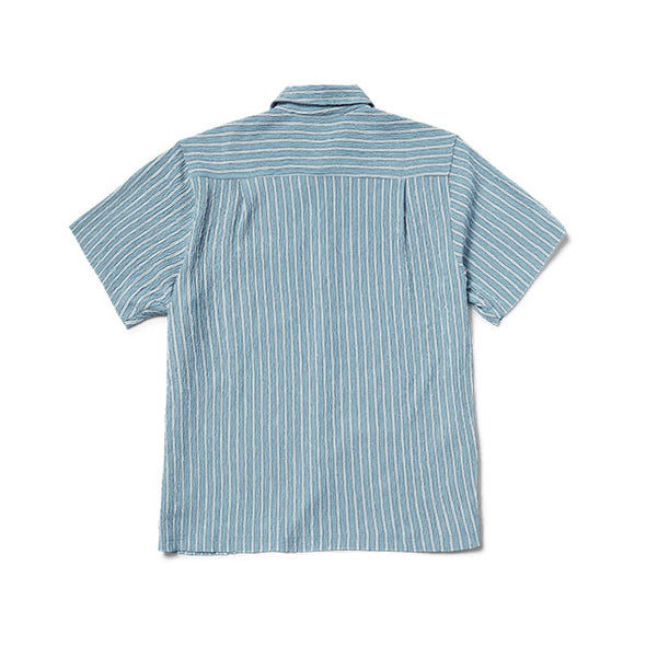 HUF Apollo Striped Shirt Pool Blue