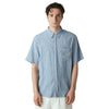 HUF Apollo Striped Shirt Pool Blue