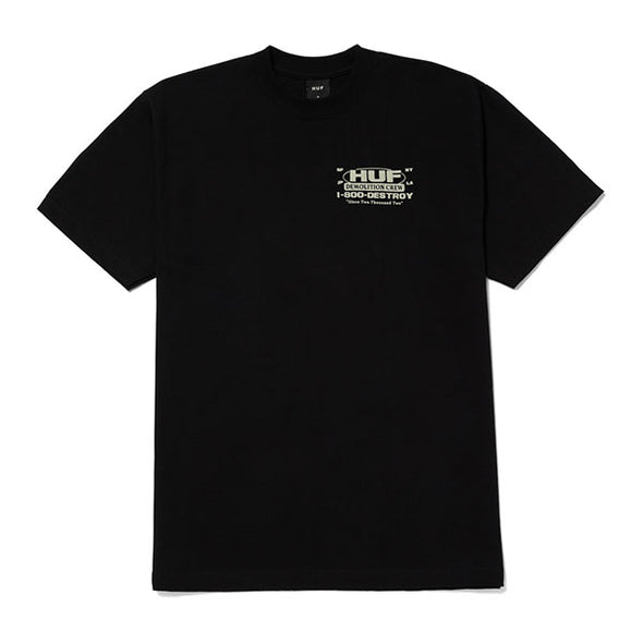 HUF Demolition Crew T-Shirt Black