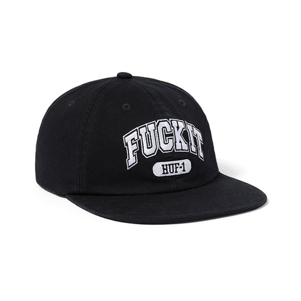 HUF Fuck It 6 Panel Hat Black