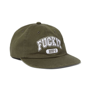 HUF Fuck It 6 Panel Hat Dried Herb