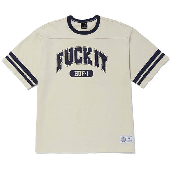 HUF Fuck It Football Shirt Ivory