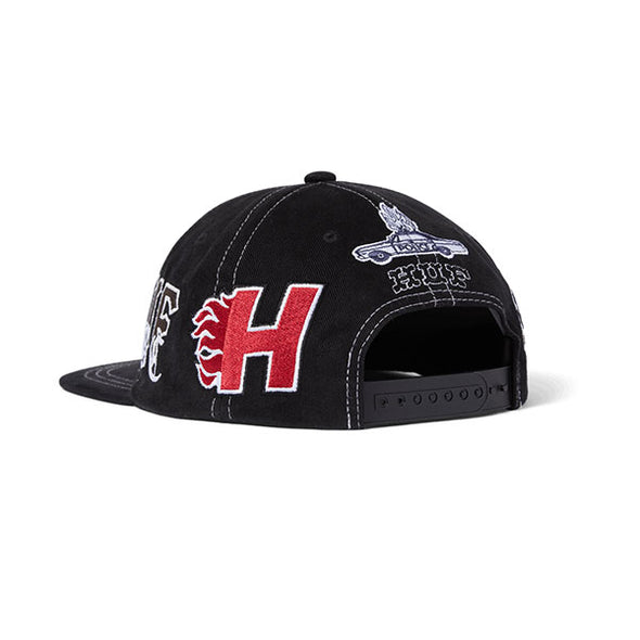 HUF Mashup 6 Panel Snapback Black