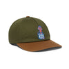 HUF Melt 5 Panel Snapback Green