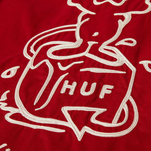 HUF Supplies & Service Shirt Cardinal