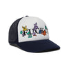HUF Trip Trucker Hat Defender Blue