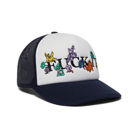 HUF Trip Trucker Hat Defender Blue