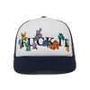 HUF Trip Trucker Hat Defender Blue