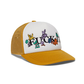 HUF Trip Trucker Hat Tarragon