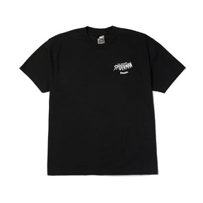 Brixton Linwood Standard T-Shirt Black/White/Classic Orange