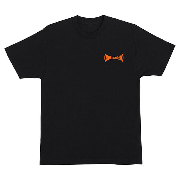 Independent Spanning Chest T-Shirt Black