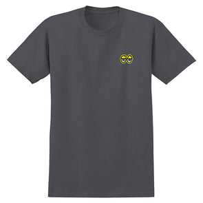 Krooked Strait Eyes Tee Charcoal/Yellow