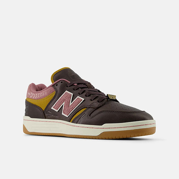 New Balance Numeric 480 x Jeremy Fish x 303 Boards Brown/Pink