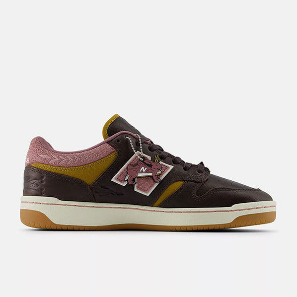 New Balance Numeric 480 x Jeremy Fish x 303 Boards Brown/Pink