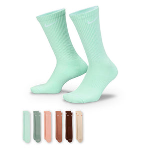 Nike Everyday Plus Cushioned Crew Socks (6 Pairs) Multi Color