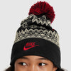 Nike Peak Beanie Black/University Red/Coconut Milk/University Red