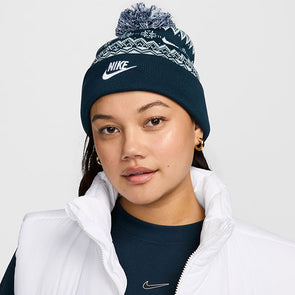 Nike Peak Beanie Armory Navy/White/Glacier Blue/White