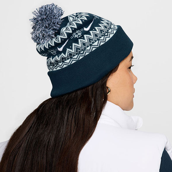 Nike Peak Beanie Armory Navy/White/Glacier Blue/White