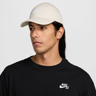 Nike SB Club Cap Light Bone/White