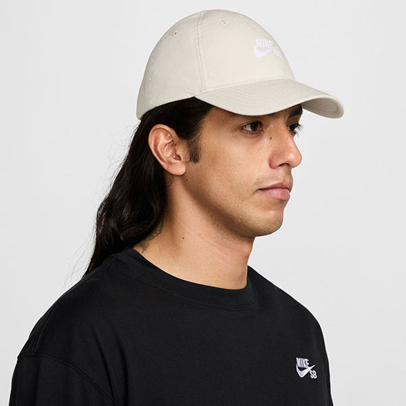 Nike SB Club Cap Light Bone/White