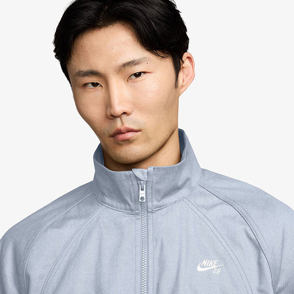 Nike SB Denim Full-Zip Track Jacket Football Grey/White