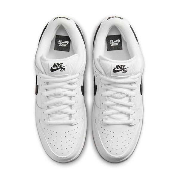 Nike SB Dunk Low Pro White/Black/White/Gum Light Brown -