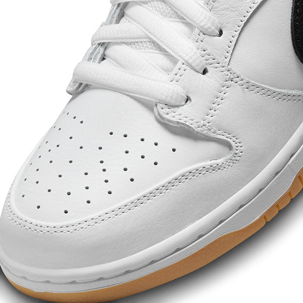 Nike SB Dunk Low Pro White/Black/White/Gum Light Brown -