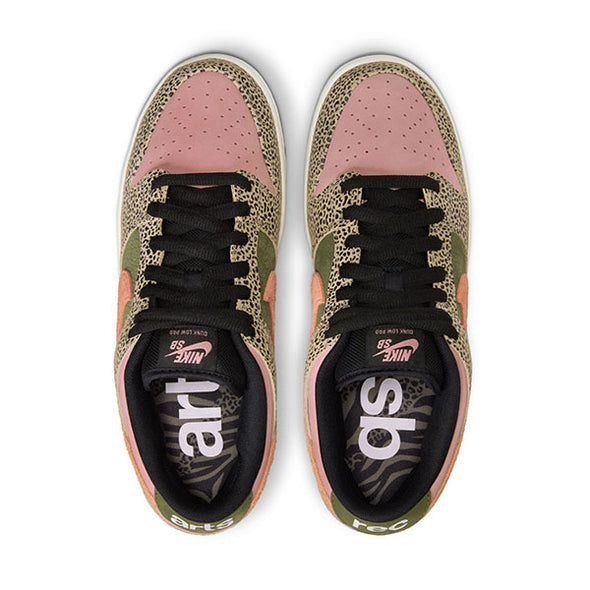 Nike SB Dunk Low Pro x Arts-Rec Khaki/Amber Brown/Rough Green/Rust Pink