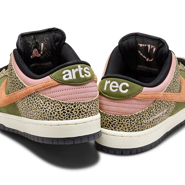 Nike SB Dunk Low Pro x Arts-Rec Khaki/Amber Brown/Rough Green/Rust Pink