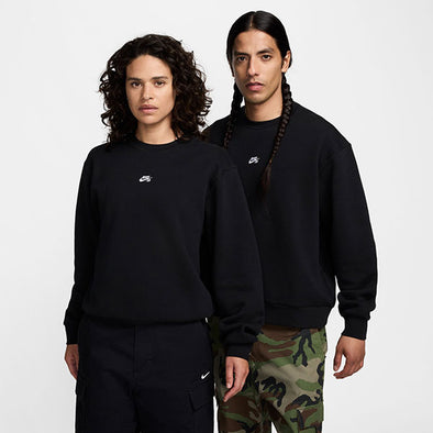 Nike SB Essential Logo Fleece Crew Black/White