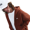 Nike SB Essential Logo Fleece Full Zip Hoodie Cinnamon/White