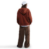 Nike SB Essential Logo Fleece Full Zip Hoodie Cinnamon/White