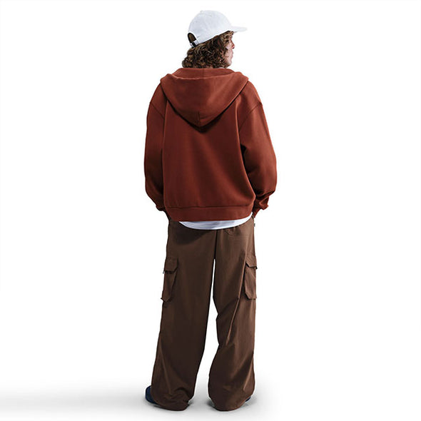 Nike SB Essential Logo Fleece Full Zip Hoodie Cinnamon/White