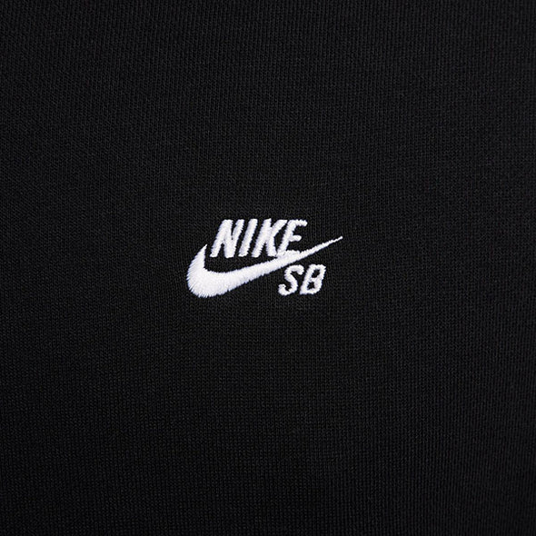 Nike SB Essential Logo Fleece Hoodie Black/White