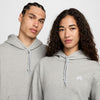 Nike SB Essential Logo Fleece Hoodie Dark Grey Heather/White