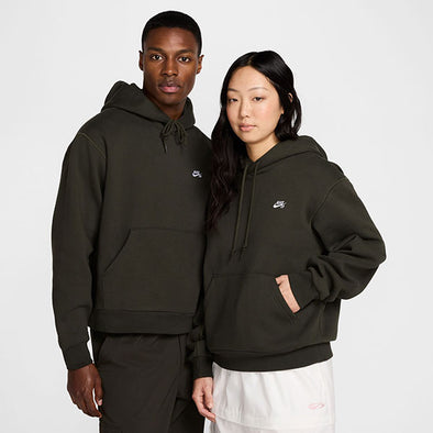 Nike SB Essential Logo Fleece Hoodie Sequoia/White