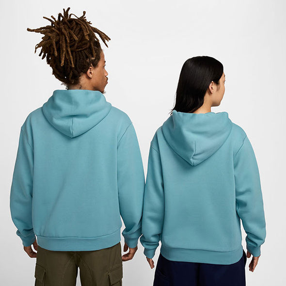 Nike SB Essential Logo Fleece Hoodie Denim Turquoise/White