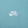 Nike SB Essential Logo Fleece Hoodie Denim Turquoise/White