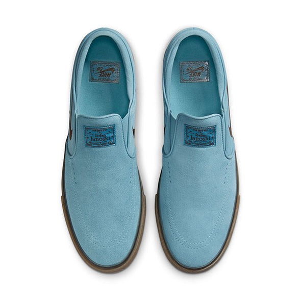 Nike SB Janoski+ Slip Denim Turquoise//Gum Light Brown/Cacao Wow