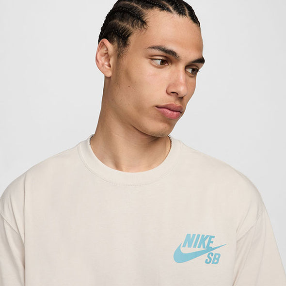 Nike SB Logo Tee Light Orewood Brown